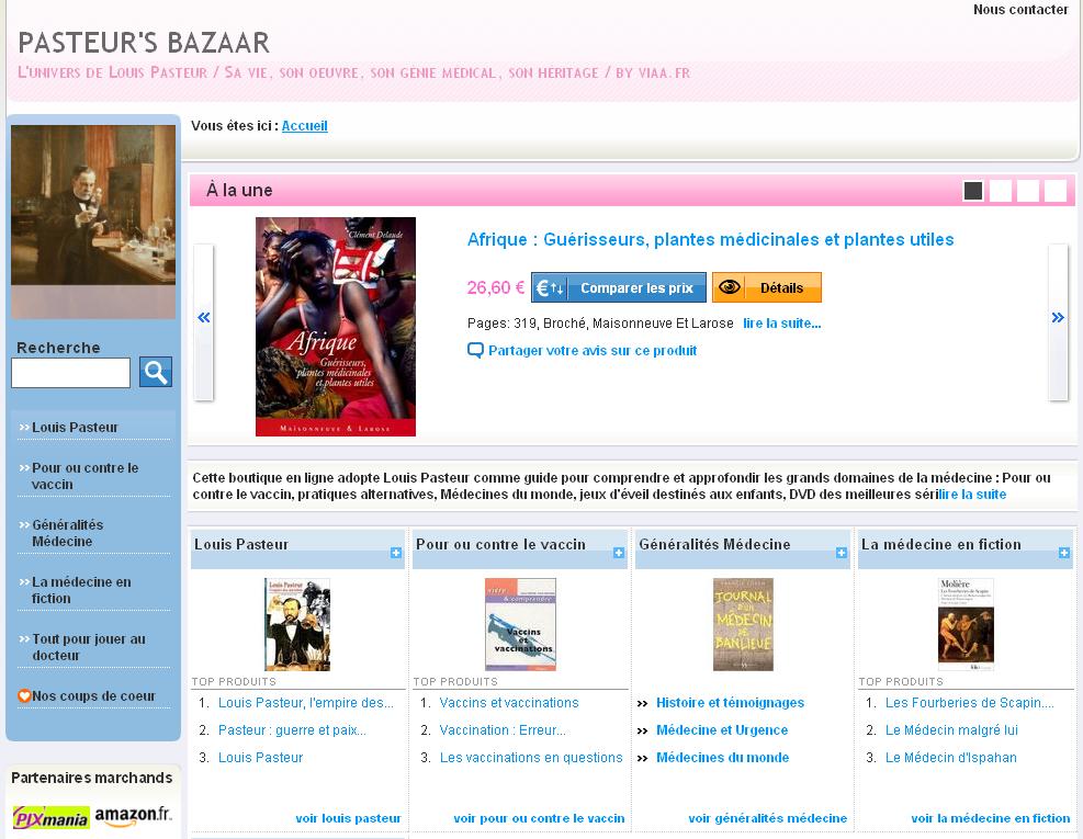 zlio pasteur balay Pasteurs Bazaar : Sa vie, son oeuvre, son génie médical, son héritage